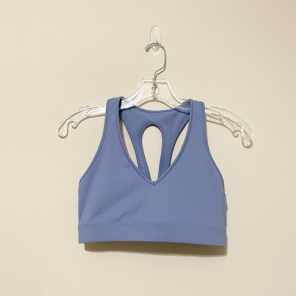 Carbon Other - Cabon38 Size S Light Blue Cut Out Back Sports Bra Athletic Workout